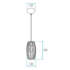 Pendente Dolium Preto Fosco 1XE27 Bivolt Avant