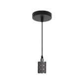 Pendente Dot Metal Rock 1xE27 Preto Perolado Taschibra