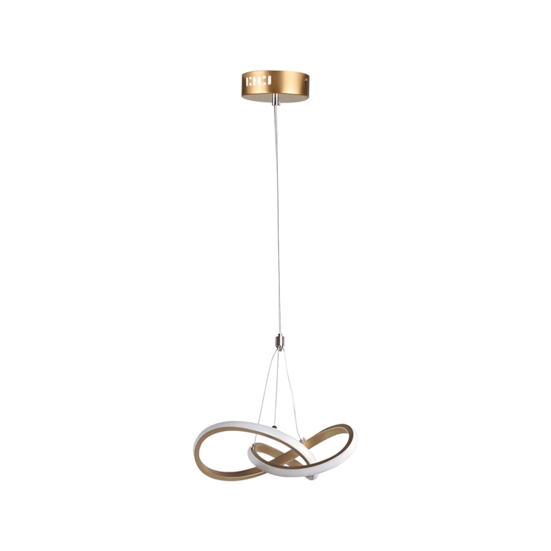 Pendente Dubai 15W 3000K Ouro Taschibra