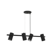 Pendente Foccus Preto 4xE27 Taschibra