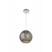 Pendente Globe Acrílico 25cm E27 Fume Bronzeart