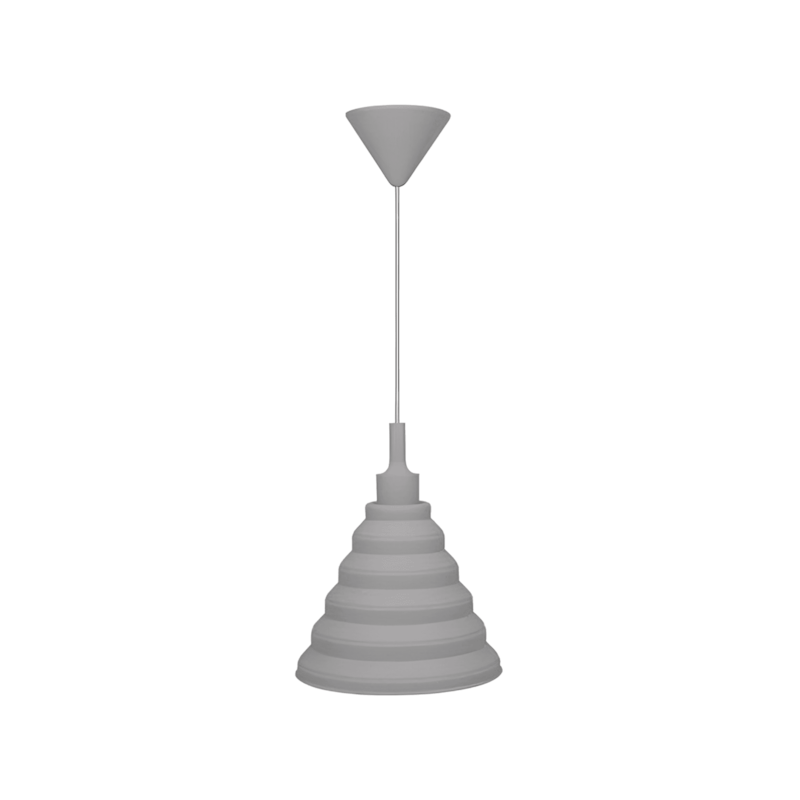 Pendente Make Color E-27 Cinza Taschibra