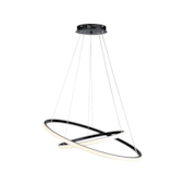 Pendente Montreal 35W 3000K Preto Taschibra