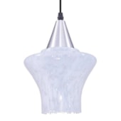 Pendente Treviso Liso Prata1xE27 Taschibra