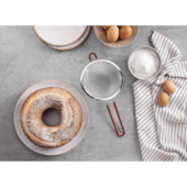 Peneira Aço Inox Vermelha 12cm Tramontina