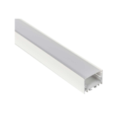 Perfil de Alumínio de Sobrepor Way para Fita LED 1 Metro 35,7x25,8mm Bronzearte