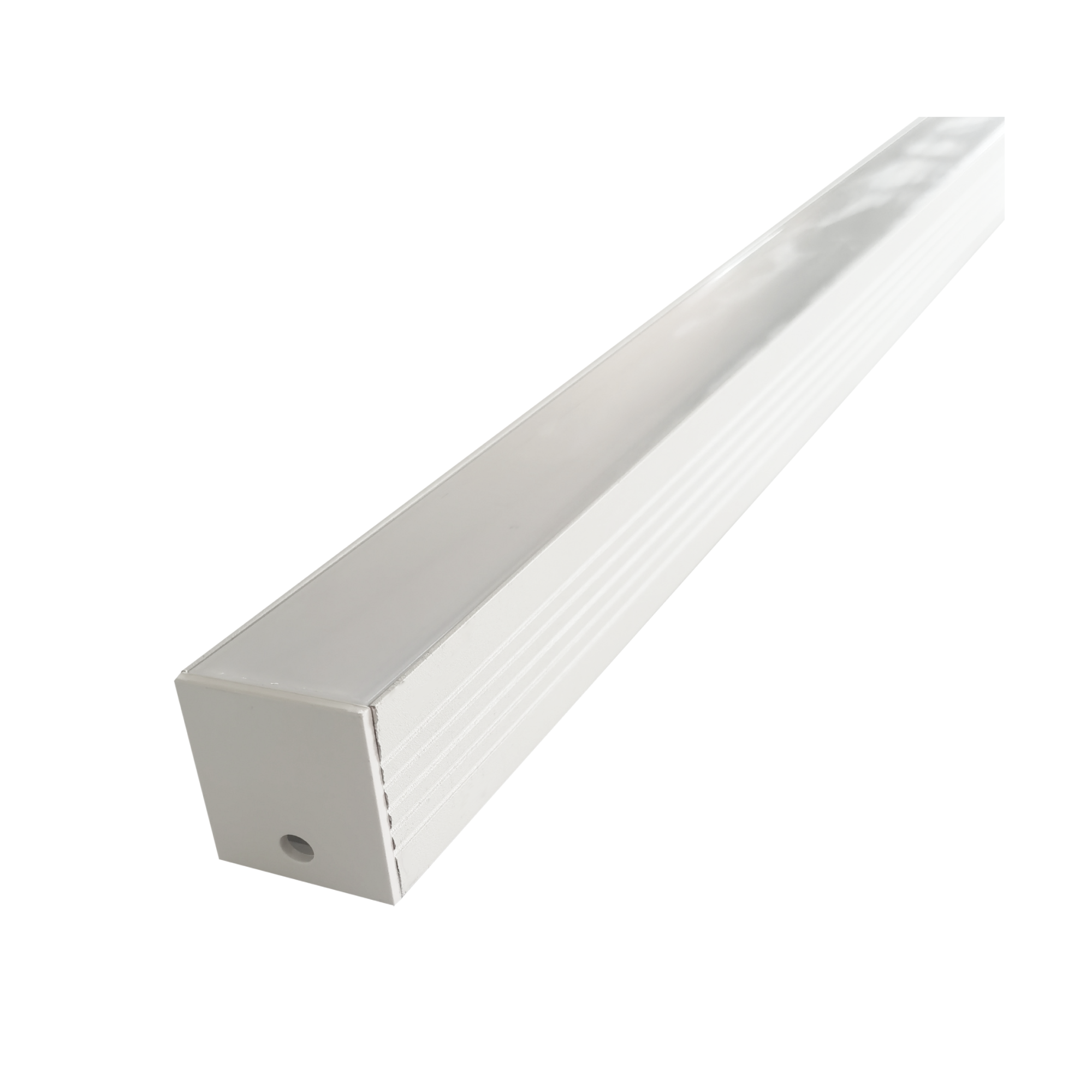 Perfil para Fita LED Risque Sobrepor Slat 2 Metros 3535 Branco Avant ...