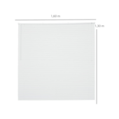 Persiana PVC 160x130cm Branco Evolux