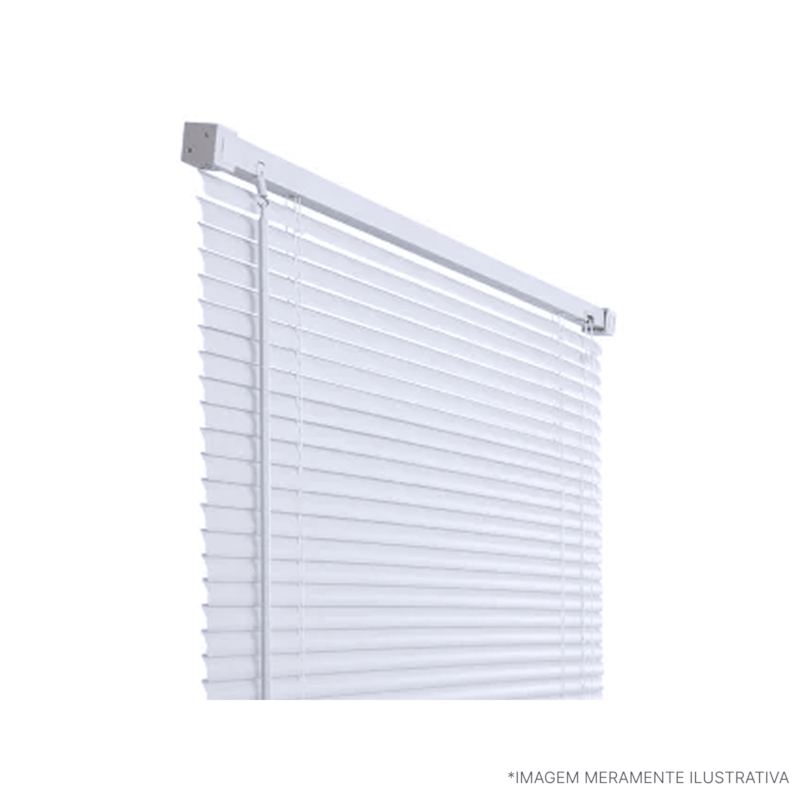 Persiana PVC 160x130cm PR2906-2 Branco Atlas