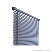 Persiana PVC 160x130cm PR2906-5 Cinza Atlas