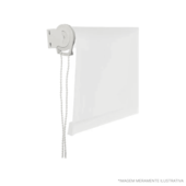 Persiana Tela Solar 100x160cm Off White Atlas