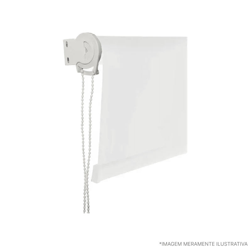 Persiana Tela Solar 100x160cm Off White Atlas