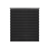 Persiana Zebra Rolo Dupla 120x160cm Preta Conthey