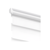 Persiana Zebra Rolo Dupla 140x160cm Branca Conthey