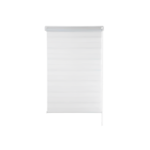 Persiana Zebra Rolo Dupla 160x160cm Branca Conthey