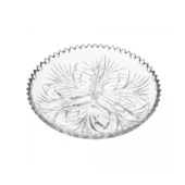 Petisqueira de Cristal com 3 Divisórias Alberta 22cm x 3,5cm Lyor