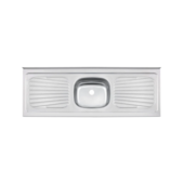 Pia Aço Inox 150x52cm Sem Válvula Tramontina