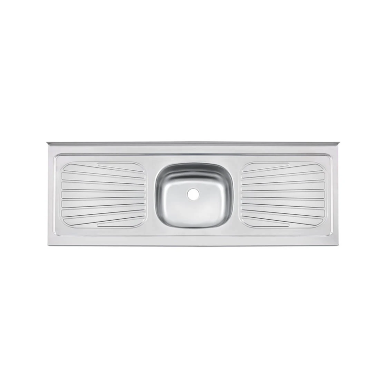 Pia Aço Inox 150x52cm Sem Válvula Tramontina