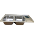 Pia Dupla Inox 102x50x21cm  Decor