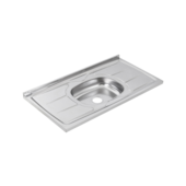 Pia Inox Plus 30 de 100x53cm Cuba N4 Ghelplus