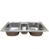 Pia Tripla Inox 102x49x20cm Decor 