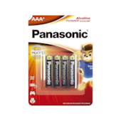 Pilha Alcalina Palito AAA 1x4 Panasonic
