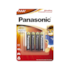 Pilha Alcalina Palito AAA 1x4 Panasonic