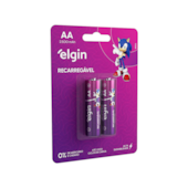 Pilha Recarregável AA 2 Unidades Elgin