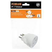 Pino Adaptador Universal 2Pt 10A Foxlux Pino Adaptador Universal 2Pt 10A Foxlux
