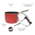 Pipoqueira 4,2L Pic Poc Cereja Brinox