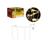 Pisca Cortina Branco Quente 100 LEDs 2,5m Zein