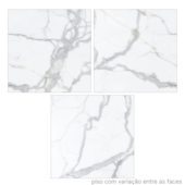 Piso 46x46cm Tipo A Carrara Natural Incenor - 2,58m²