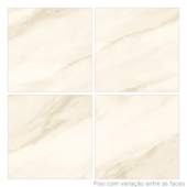 Piso 52,5x52,5cm Tipo A Goianinha Bege Esmaltado Brilhante Elizabeth - 3,31m²