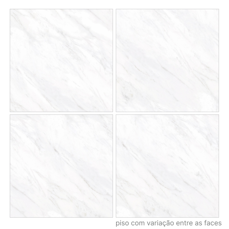 Piso 52,5x52,5cm Tipo A Solimões Esmaltado Brilhante Elizabeth - 2,76m²