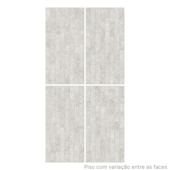 Piso 60x120cm Tipo A Brick Cinza Formigres - 2,16m²