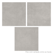 Piso 60x60cm Tipo A House Color Cinza Retificado Formigres - 2,15m²