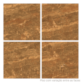 Piso 66x66cm Tipo A Bronzo Armano Polido Formigres - 2,18m²
