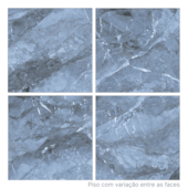 Piso 66x66cm Tipo A Intensy Azul Polido Retificado Formigres - 2,18m²