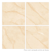 Piso 75x75cm Venezia Beige Polido Cerbras - 2,29m²