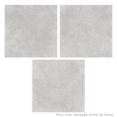 Piso 83x83cm Tipo A Cintra Cinza Polido Retificado Arielle - 2,75m²