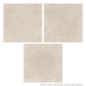 Piso 84x84cm Tipo A Cintra Bege Plus Acetinado Retificado Arielle - 2,81m²
