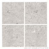 Piso 87x87cm Tipo A Arenito Cinza Formigres