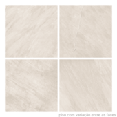 Piso Super Prime 75x75cm Tipo A Patagonia Beige Granilhado Cerbras - 2,29m²