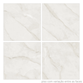 Piso Super Prime 75x75cm Tipo A Venezia Gris Polido Cerbras - 2,29m²