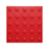 Piso Tátil 25x25cm Alerta Vermelho Kapazi