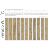 Piso Vinílico 19x132cm Copaiba Relevo Vinilforte - 4,72m²