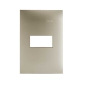 Placa 4x2 1 Posto Champagne 35 Simon Placa 4x2 1 Posto Champagne 35 Simon