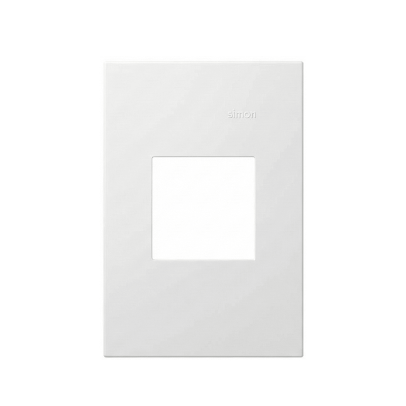 Placa 4x2 2 Postos Branco Fosco 35 Simon