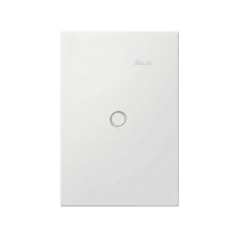 Placa 4x2 Cega Branco Fosco 35 Simon