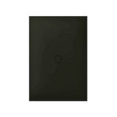 Placa 4x2 Cega Preto Fosco 35 Simon